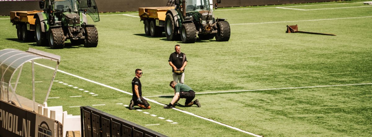 Werkzaamheden voor overgang naar natuurgras van start